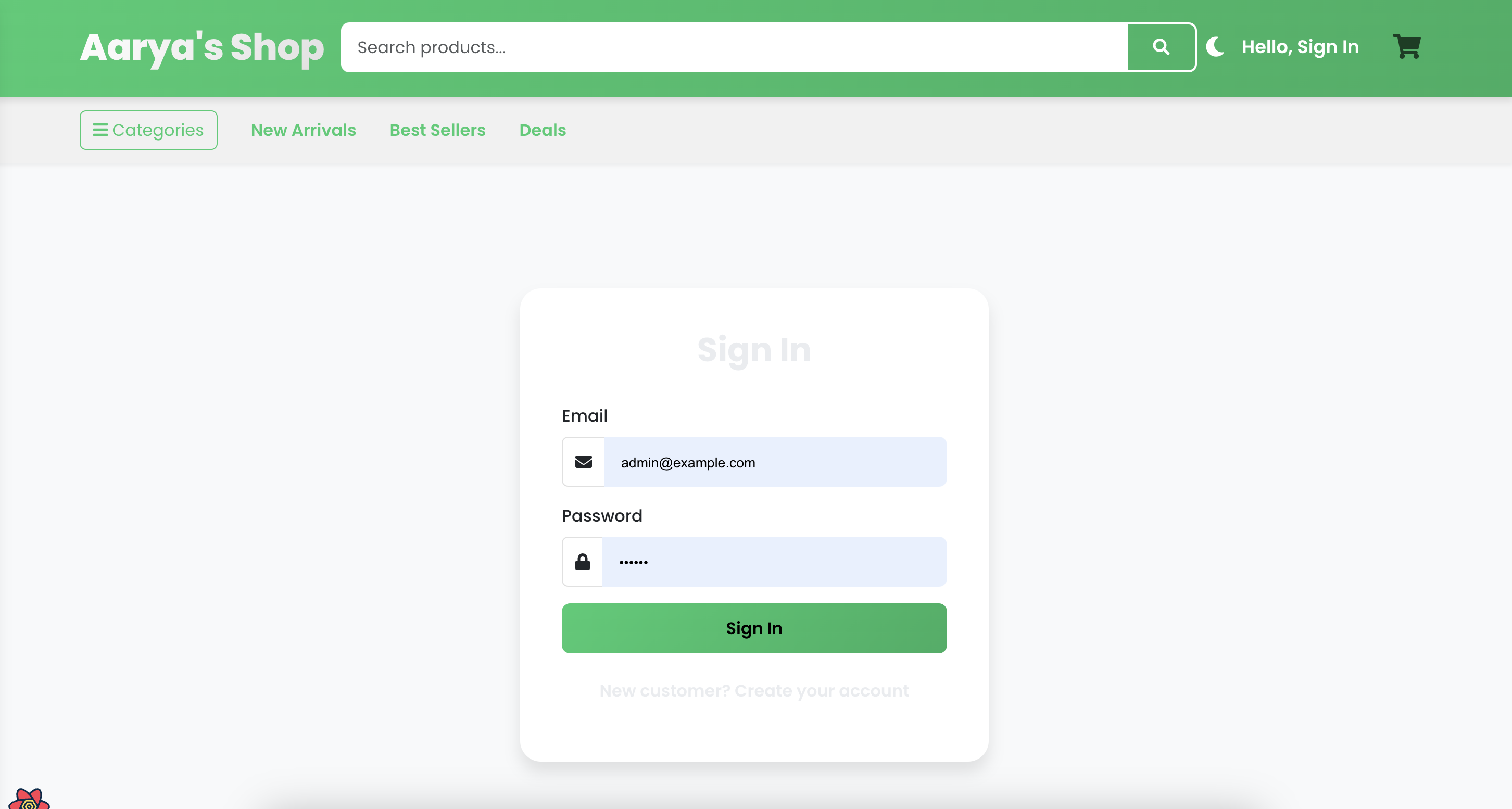 TypeScript MERN eCommerce Application